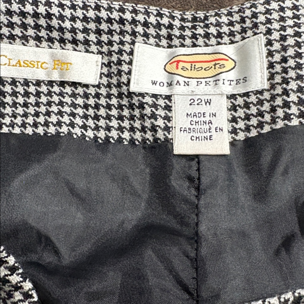 Talbots Wool Checkered Pants - Picture 4 of 4